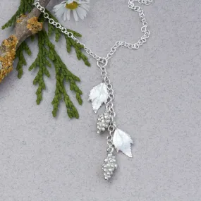 Silver Grapevine Necklace