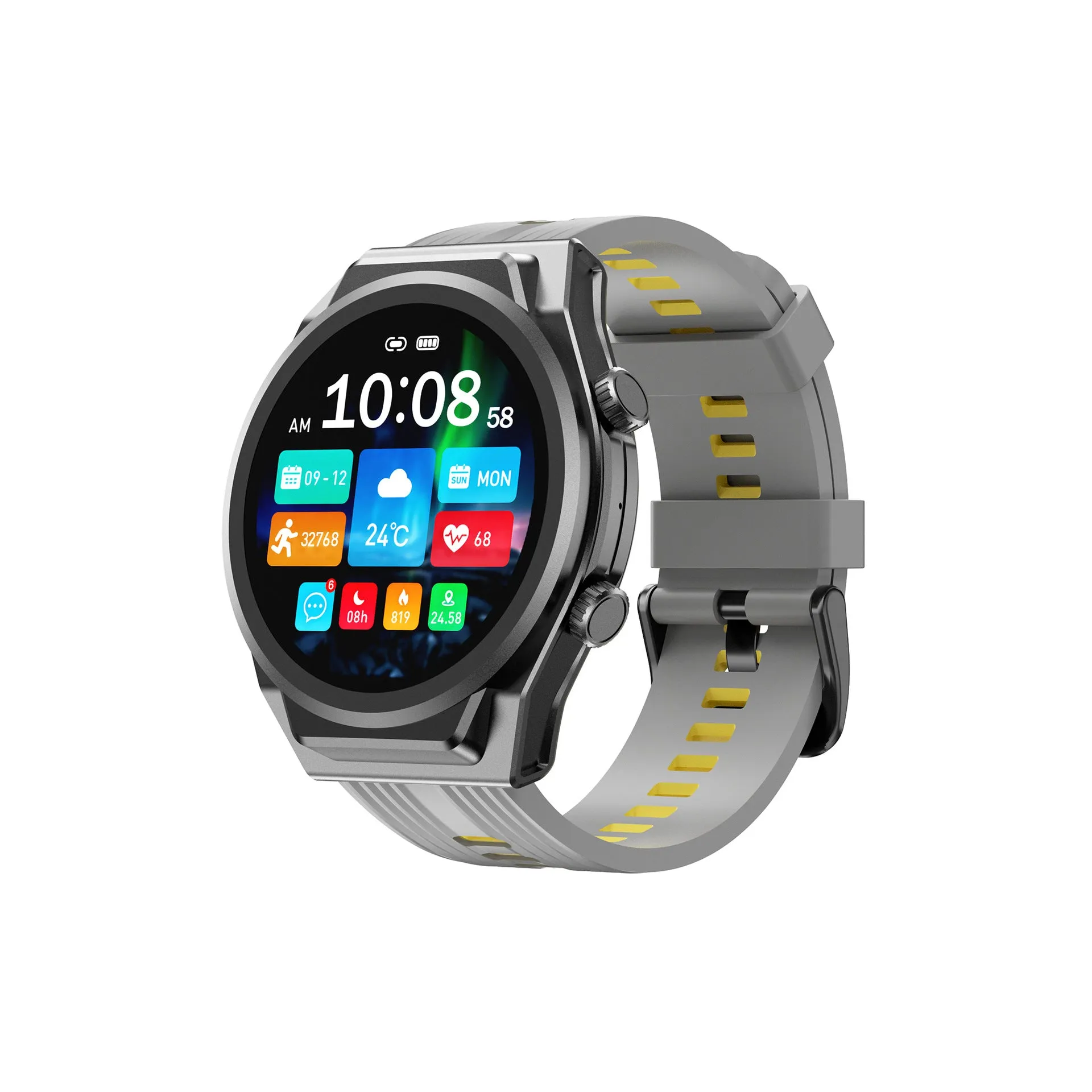 Smart Watch Supports Heart Rate Blood Pressure Bluetooth Calling Message Push Offline