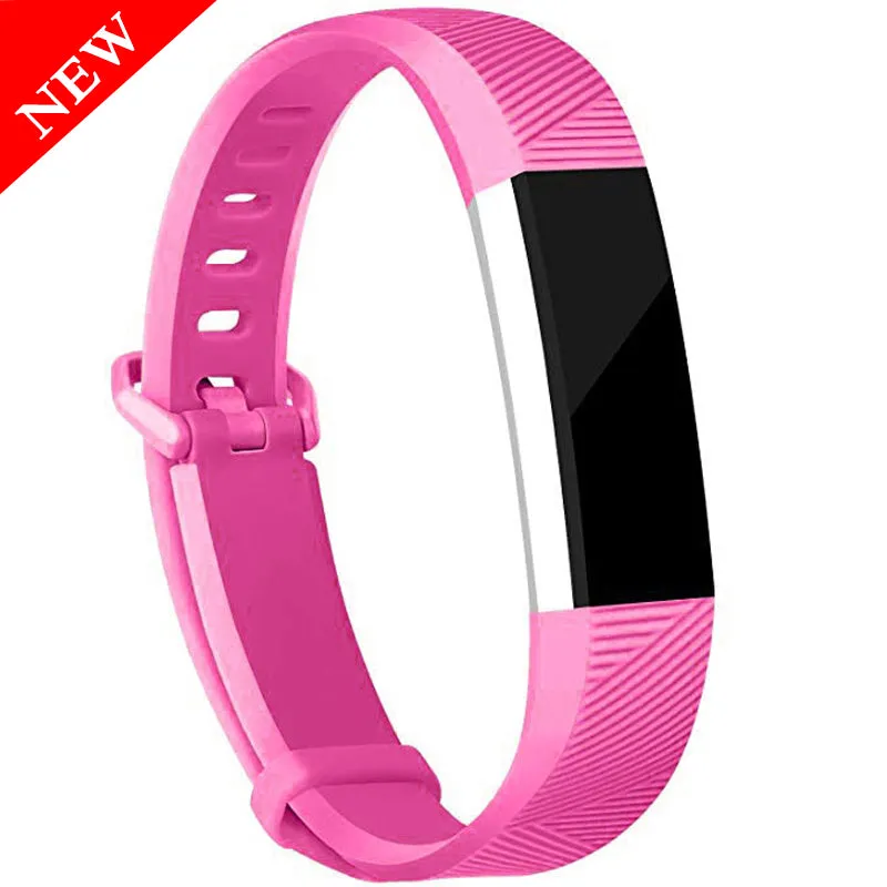 Soft Silicone Secure Adjustable Band for Fitbit Alta HR Band Wristband Strap Bracelet Watch Replacement Accessories