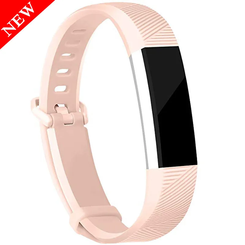 Soft Silicone Secure Adjustable Band for Fitbit Alta HR Band Wristband Strap Bracelet Watch Replacement Accessories