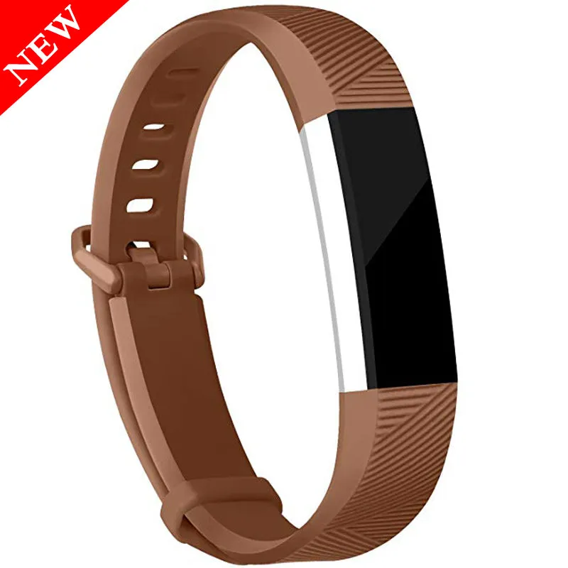 Soft Silicone Secure Adjustable Band for Fitbit Alta HR Band Wristband Strap Bracelet Watch Replacement Accessories