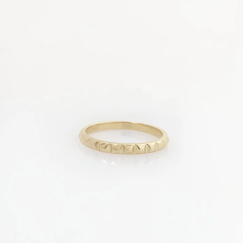 Solid Gold Wedding Band