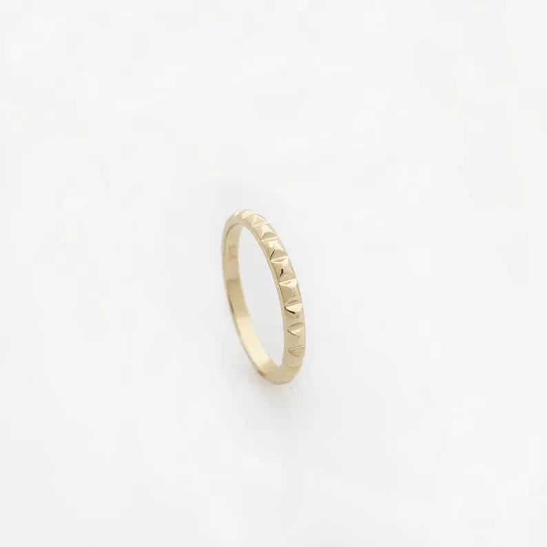 Solid Gold Wedding Band