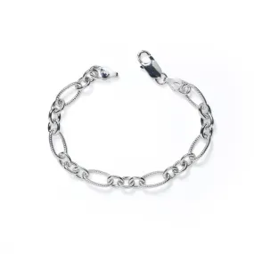 Southern Gates Sterling Silver Julia Link Bracelet, 7.5" (95692)