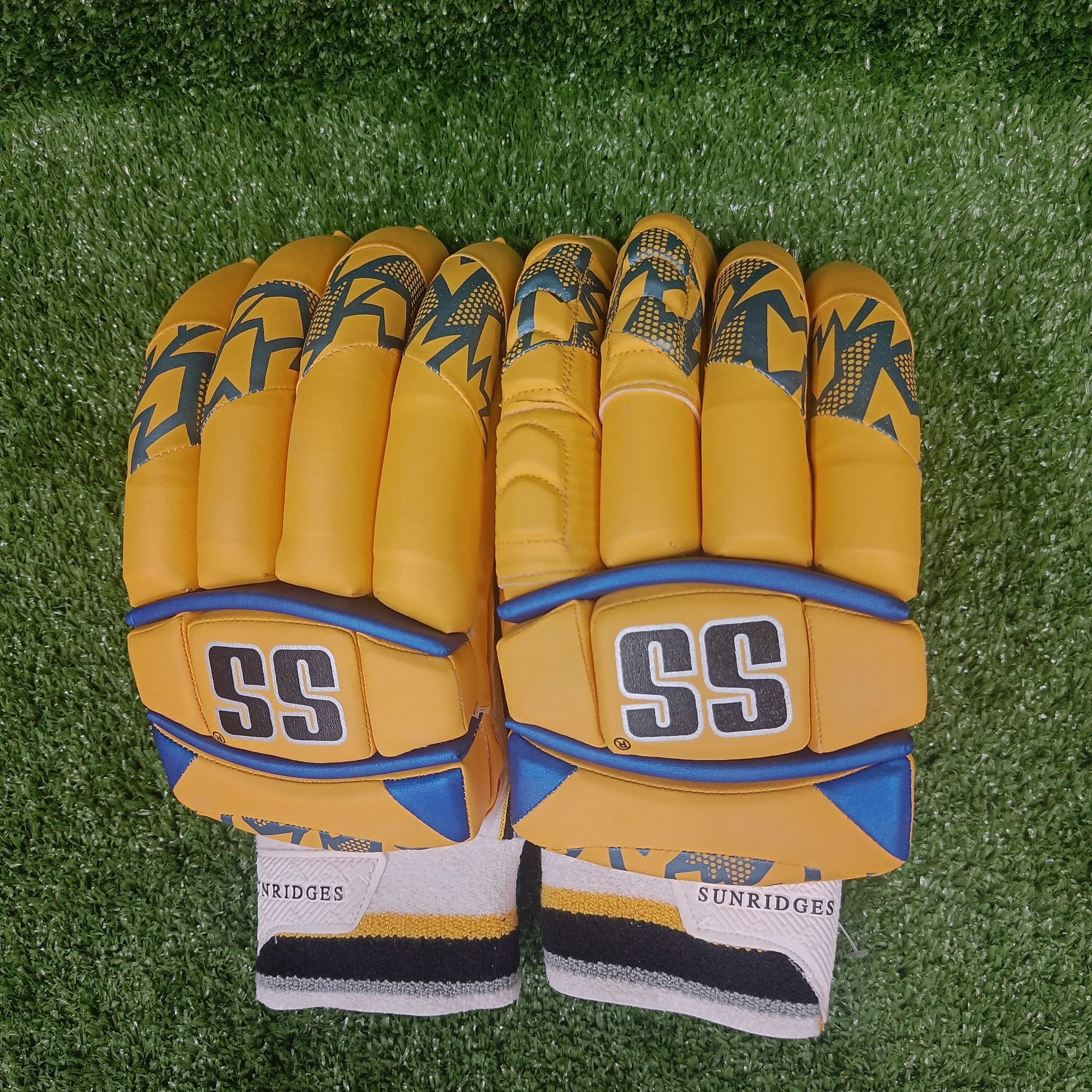 SS Super Test Chennai Super King IPL Cricket Batting Gloves