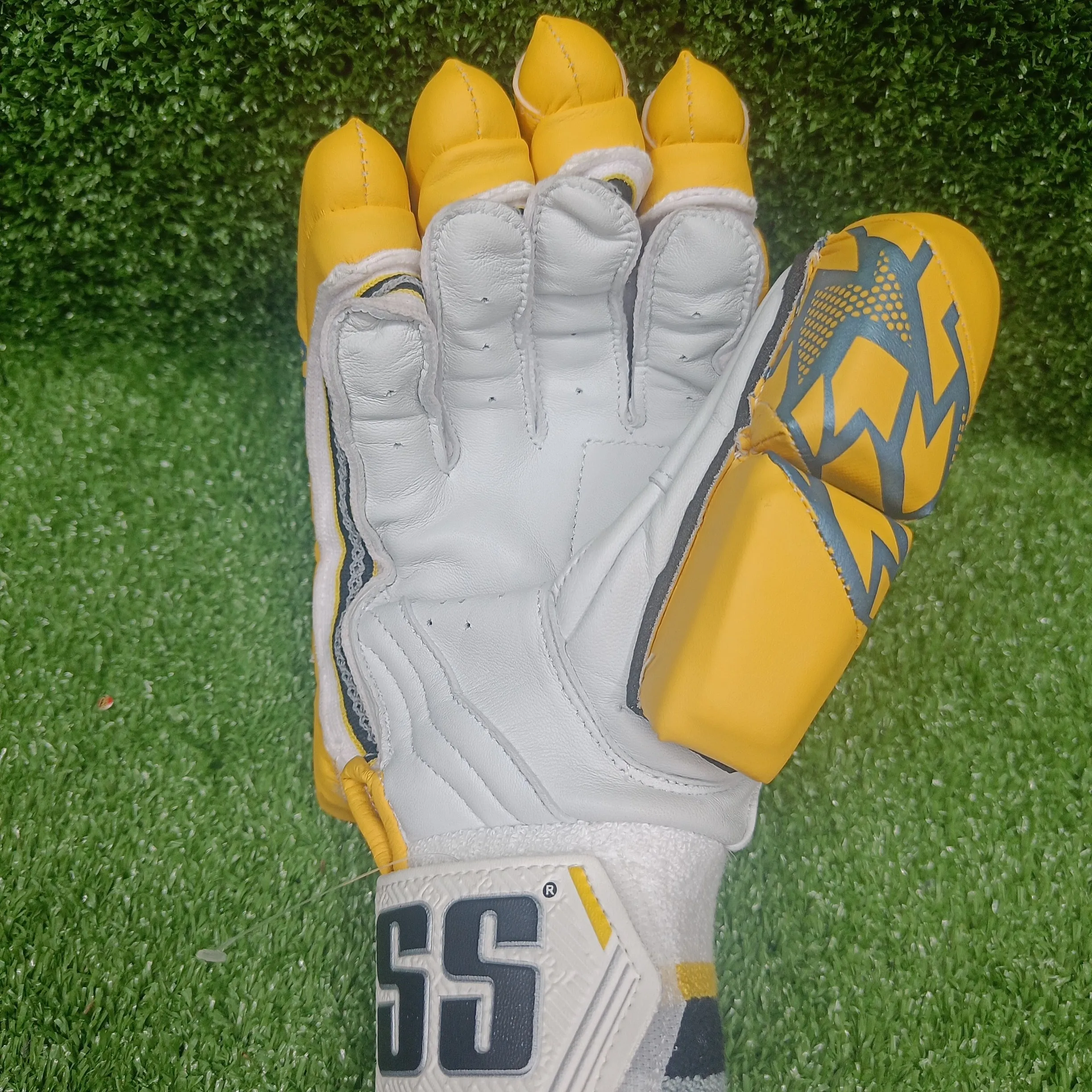 SS Super Test Chennai Super King IPL Cricket Batting Gloves