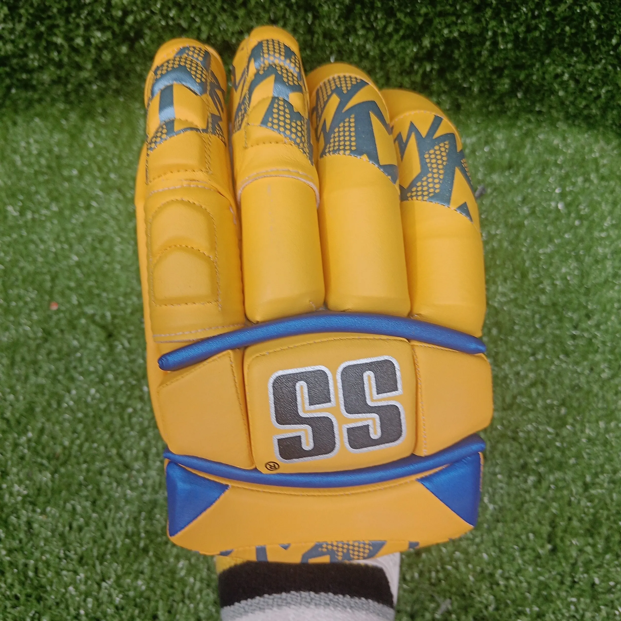 SS Super Test Chennai Super King IPL Cricket Batting Gloves