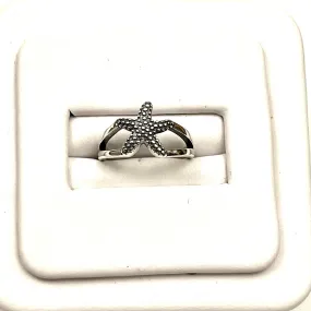 Starfish Toe Ring Sterling Silver