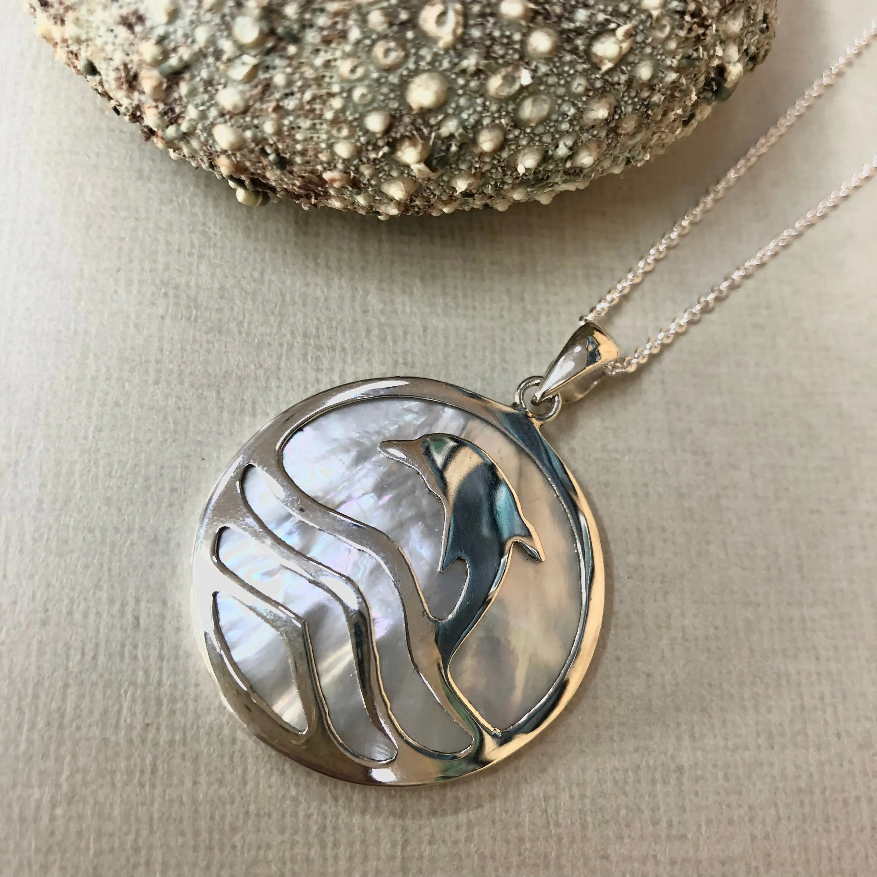 Sterling Silver Dolphin Pendant