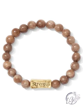 Strength Cafe Stone Bracelet