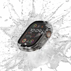 SwitchEasy Hybrid WP 9H Tempered Glass Screen Shield IP68 Waterproof Apple Watch Case