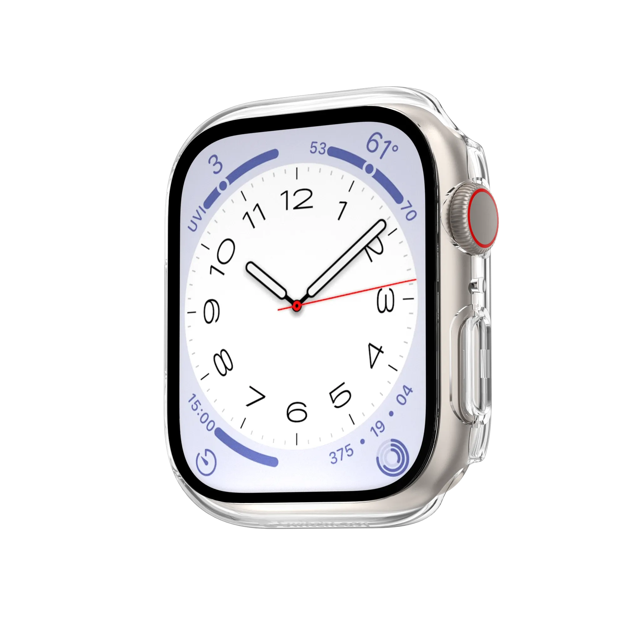 SwitchEasy Tempered Glass Hybrid Apple Watch Case