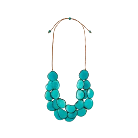 Tagua Women's Turquoise Amigas Necklace