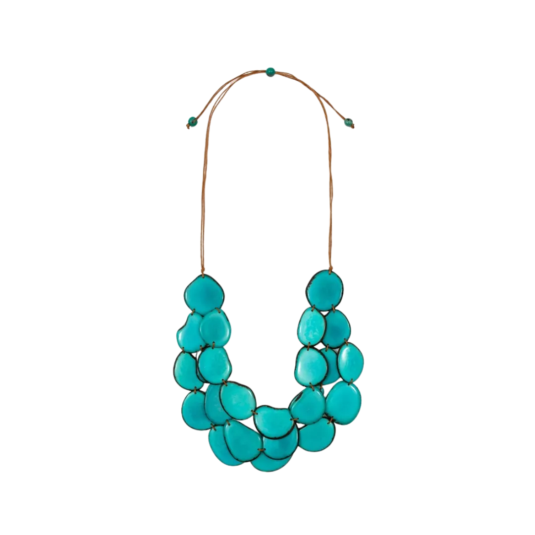 Tagua Women's Turquoise Amigas Necklace