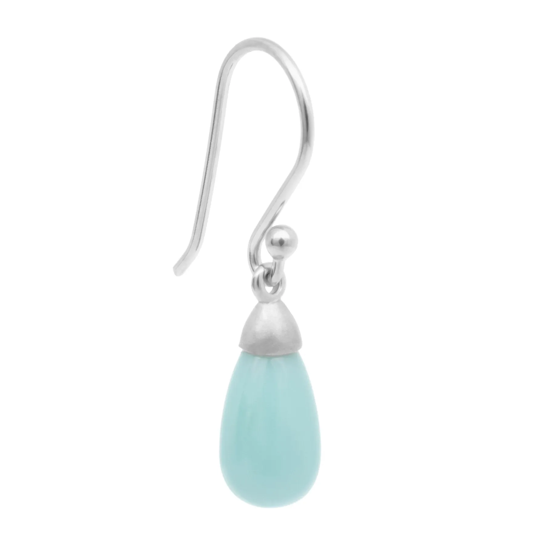 Teardrop Gemstone Drop Earrings