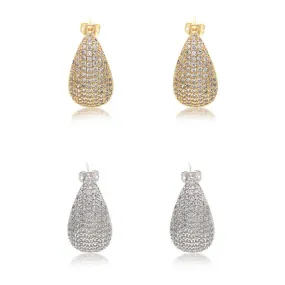 Teardrop Water Drop Statement Earring