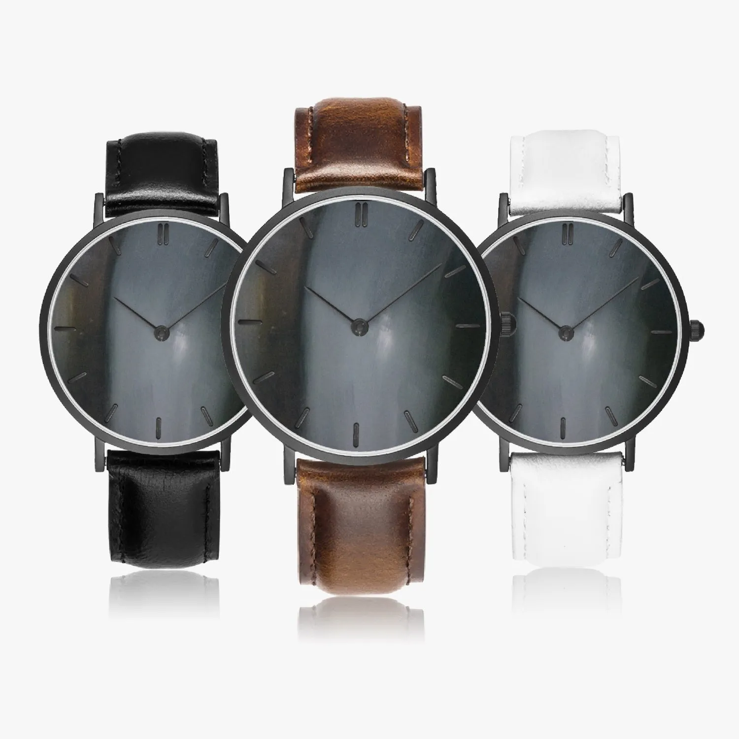 The Alien -   Quartz Watch - Ultra-Thin Leather Strap