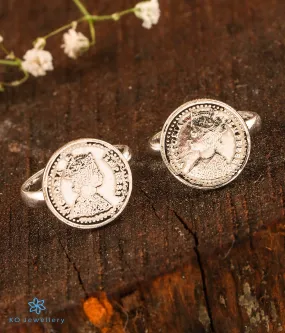 The Antique Coin Silver Toe-Rings