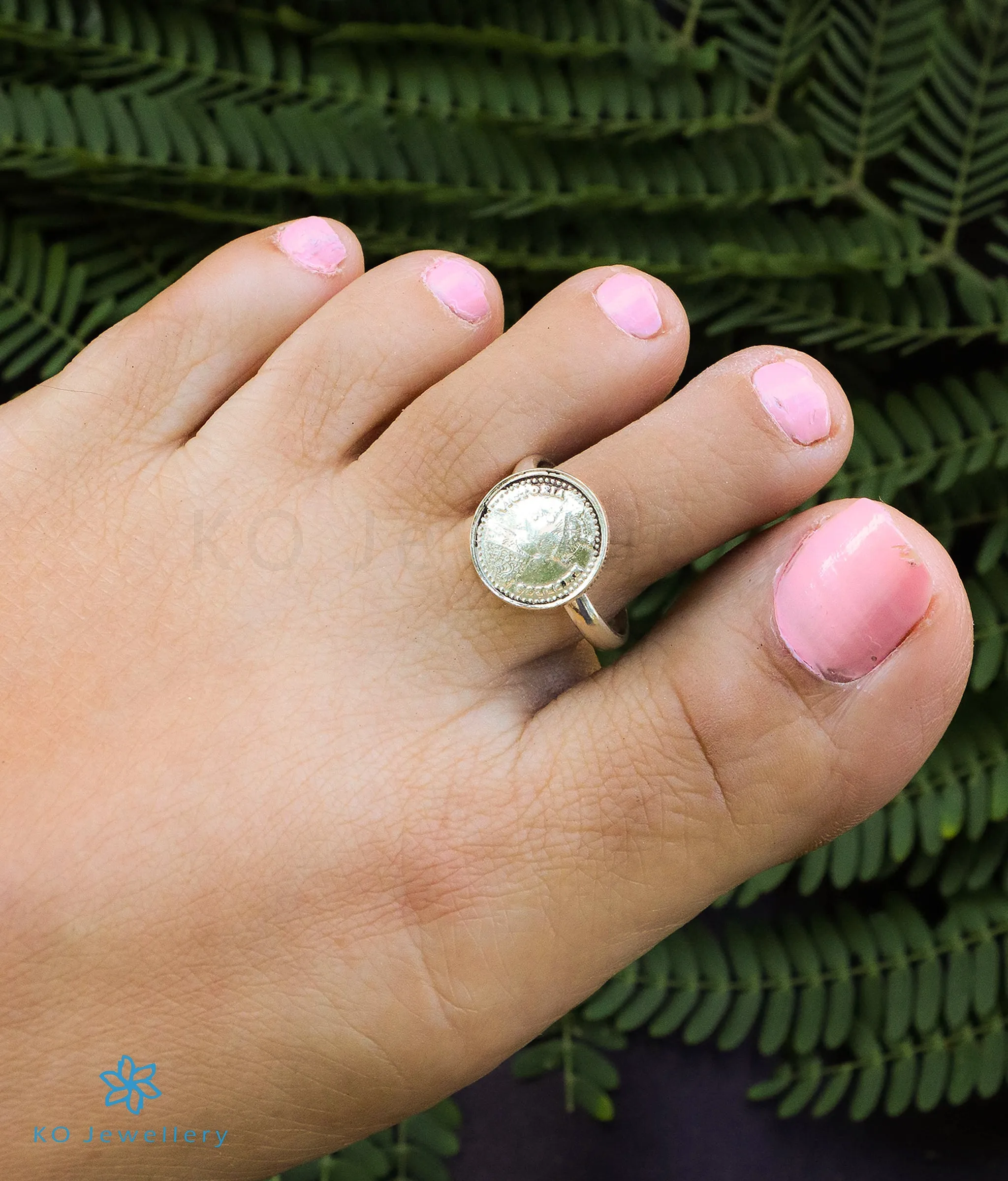 The Antique Coin Silver Toe-Rings