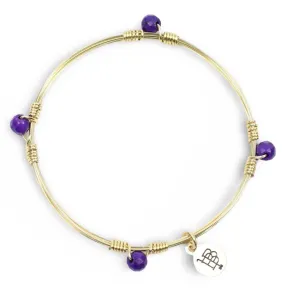 The Morgan Bangle - Purple