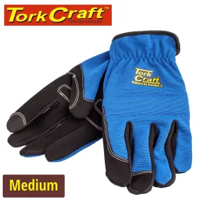 TORK CRAFT GLOVE BLUE MEDIUM WITH PU PALM MULTI PURPOSE GL61