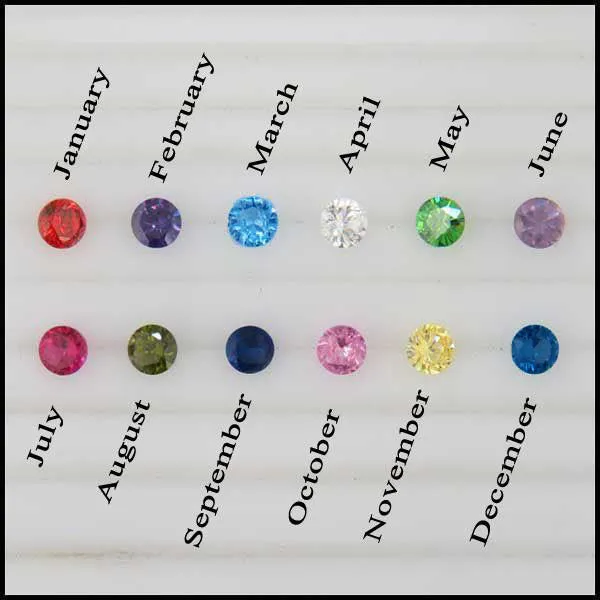 Trinity Knot Birthstone Stacking Ring