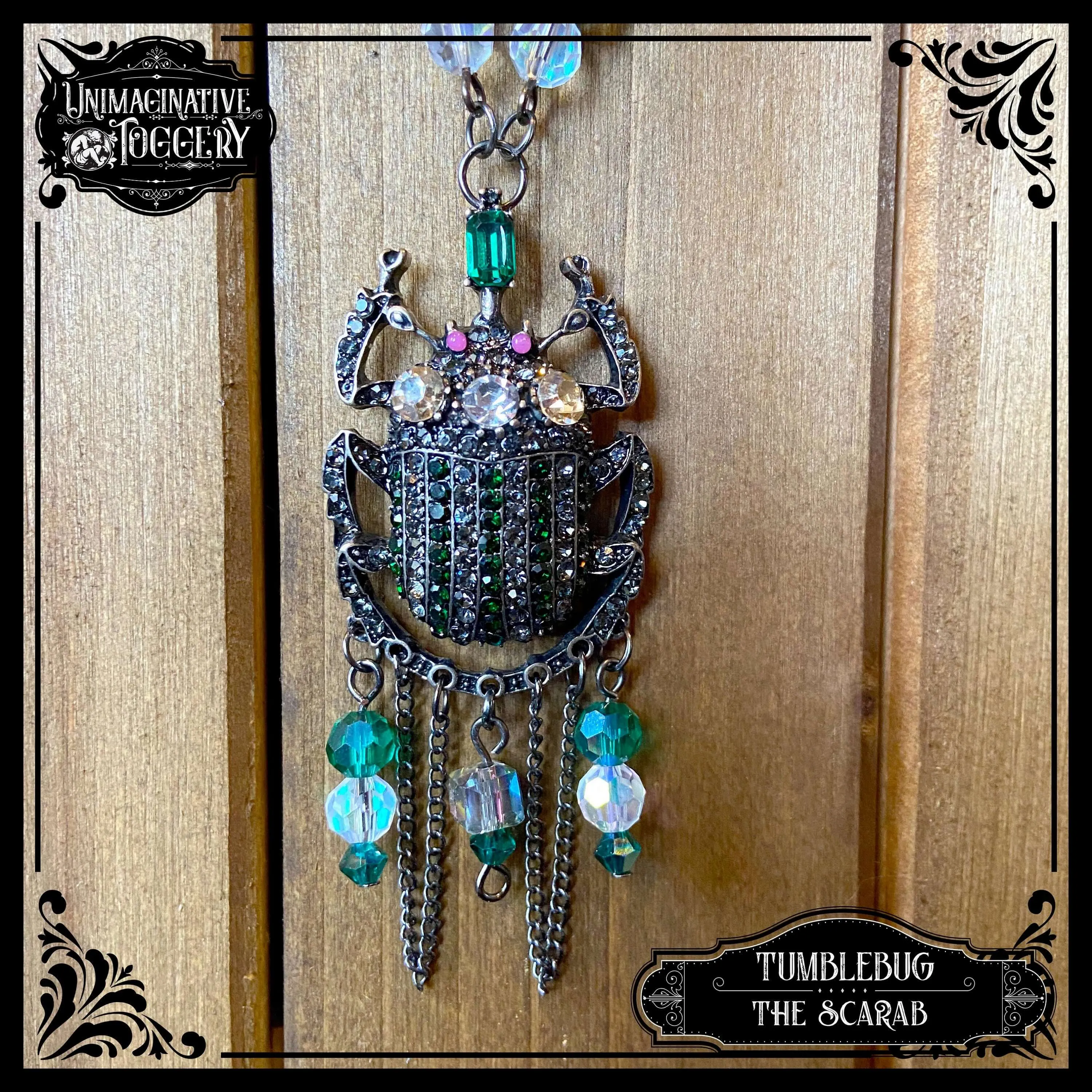 Tumblebug the Scarab necklace