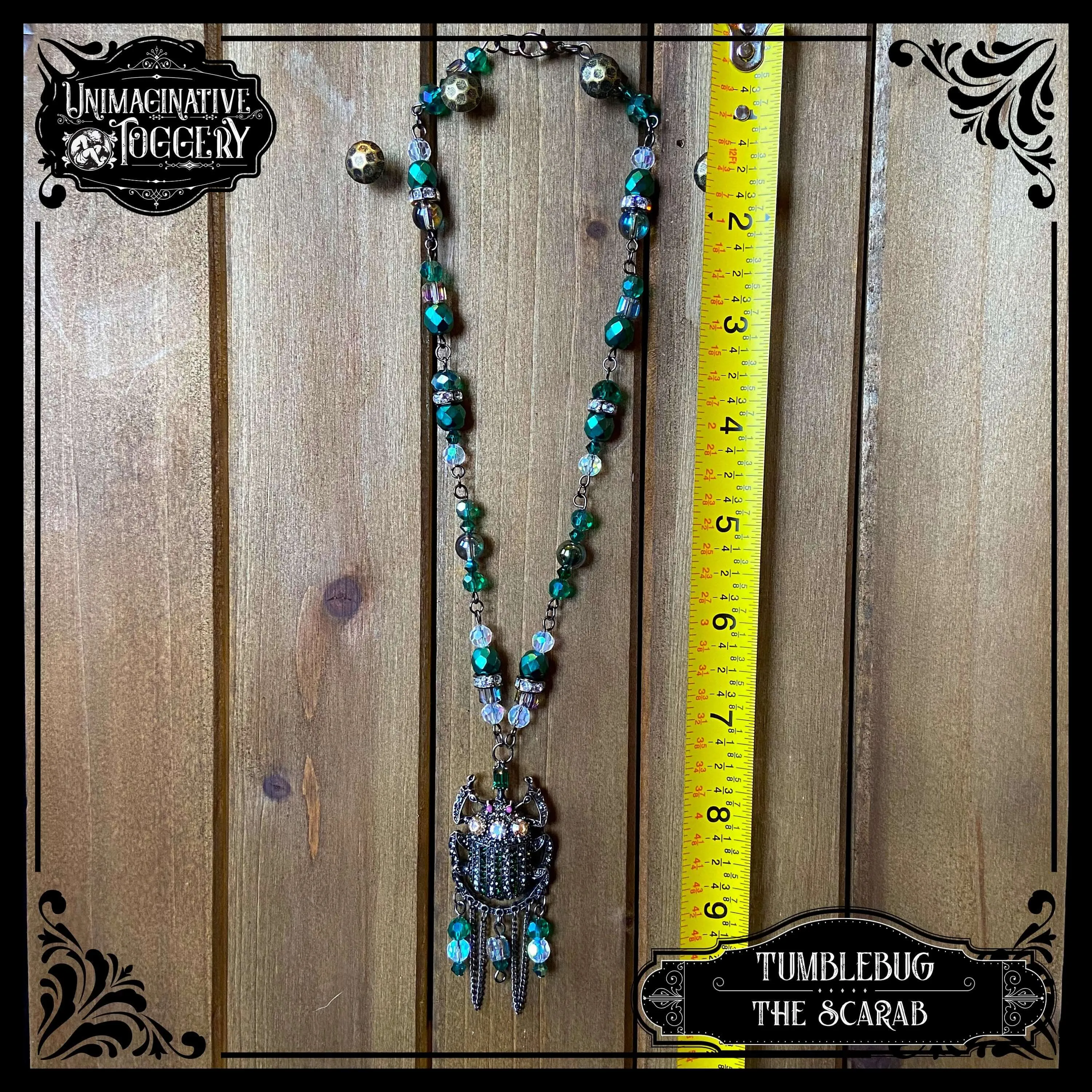 Tumblebug the Scarab necklace