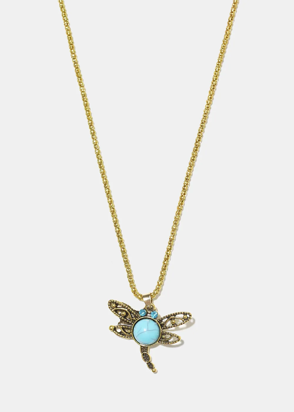 Turquoise Dragonfly Necklace