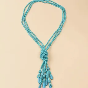 Turquoise Knot Necklace