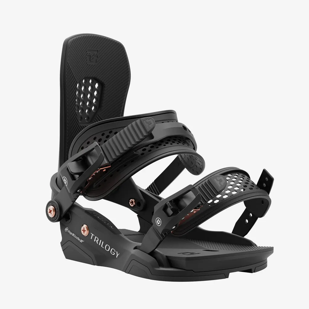 Union Trilogy Snowboard Bindings - Black Women's 2025