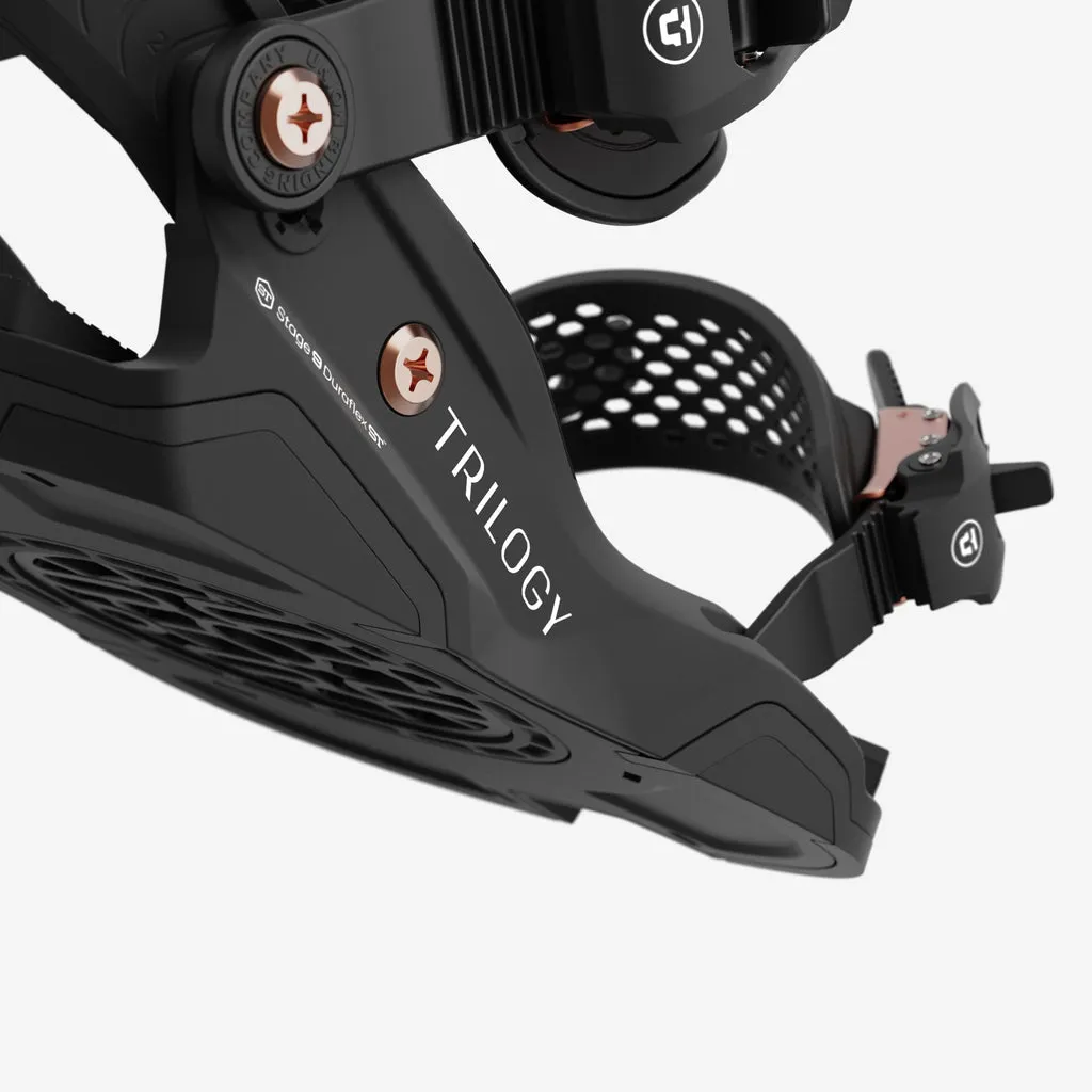 Union Trilogy Snowboard Bindings - Black Women's 2025