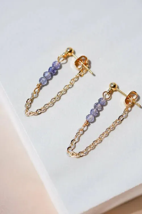 UNITY ROW BACKCHAIN EARRINGS