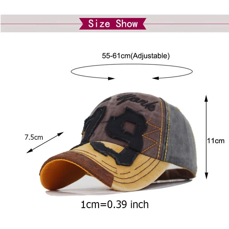 Vintage Men Snapback Caps Women Baseball Cap Hats For Men Bone Casquette Gorras Cotton Male Trucker Dad Baseball Hat Cap