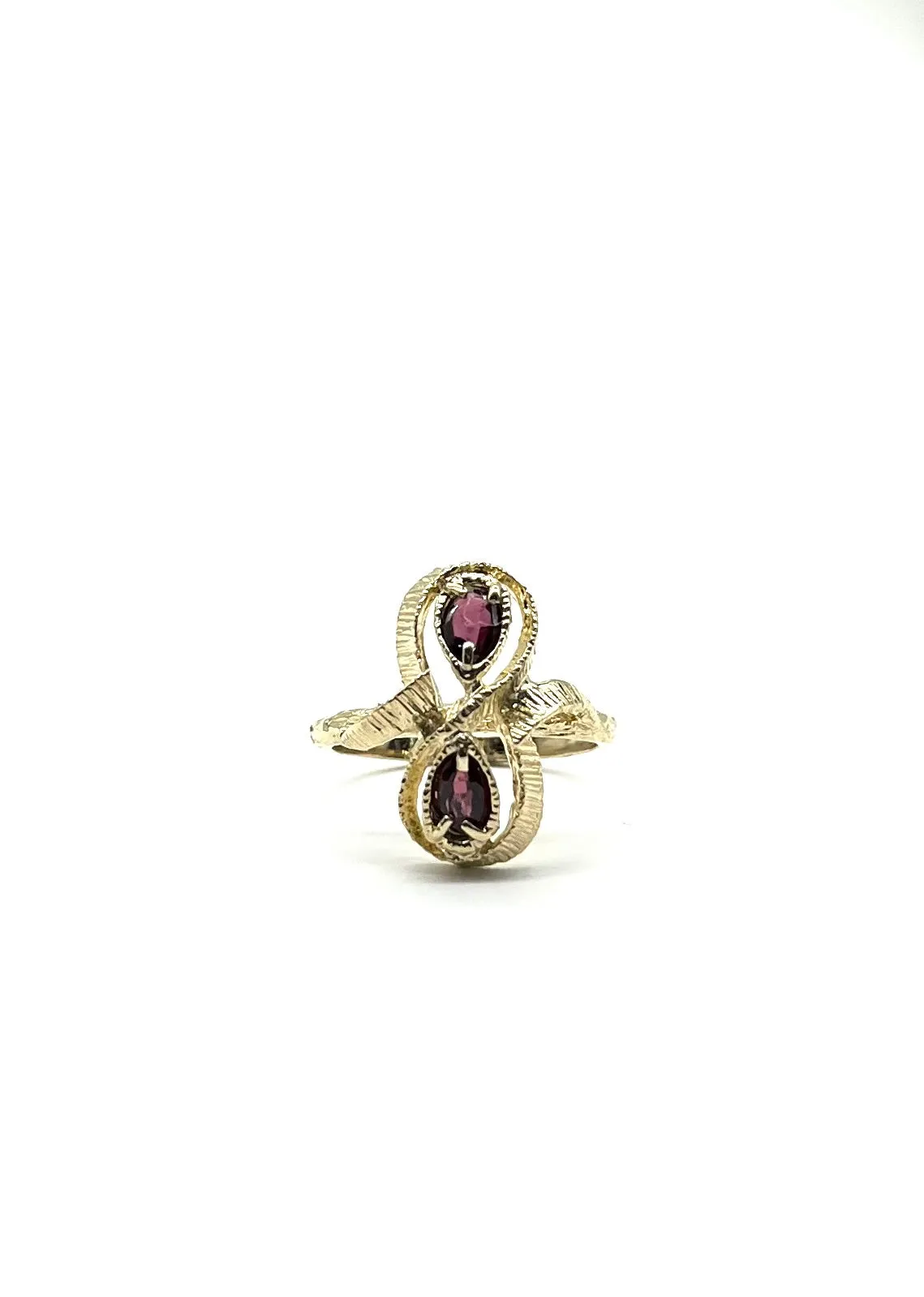 Vintage Rhodolite Garnet Bypass Ring