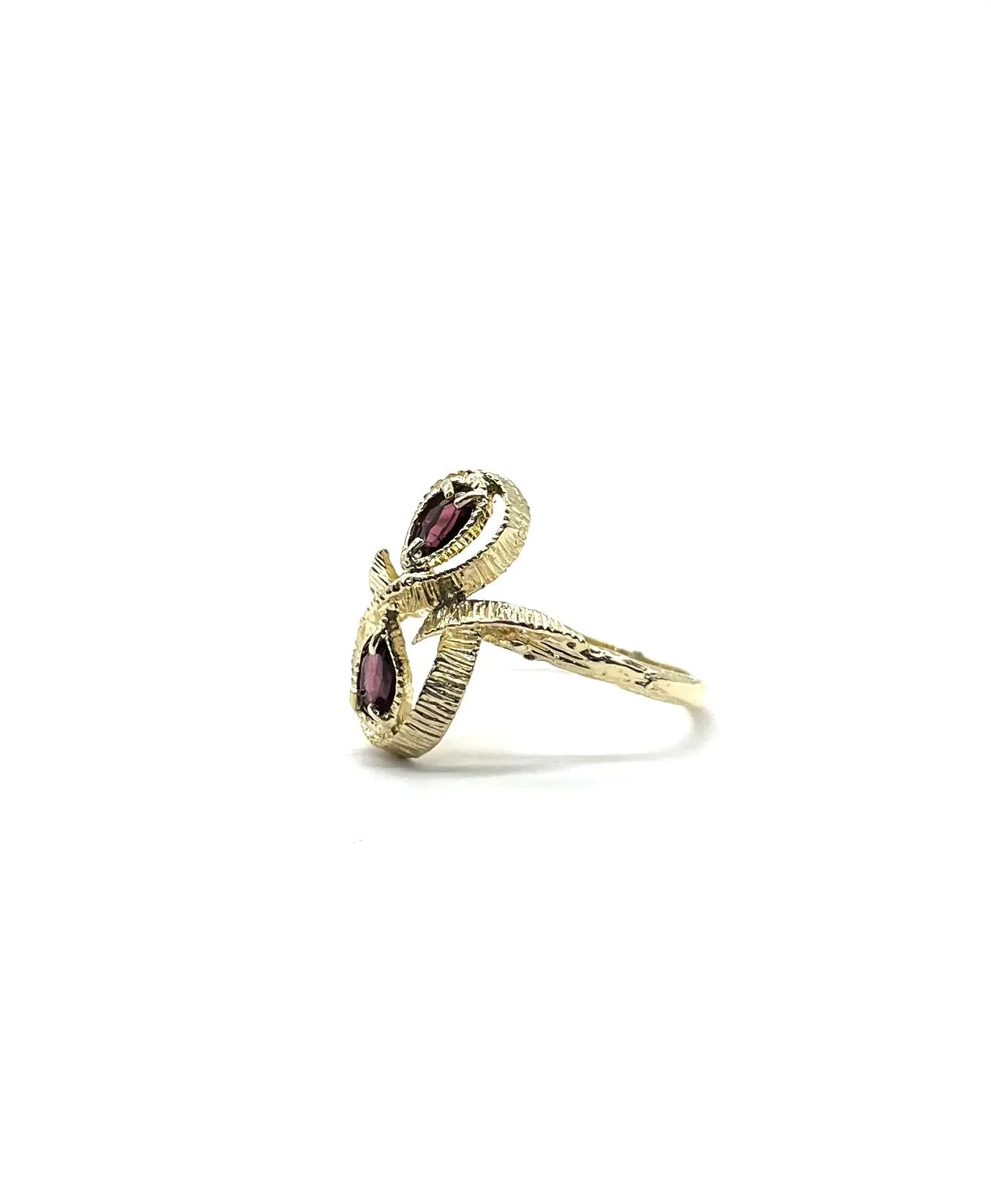 Vintage Rhodolite Garnet Bypass Ring