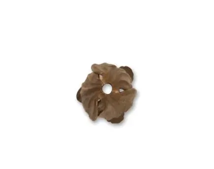 Vintaj Natural Brass- Flourish Petal Bead Cap