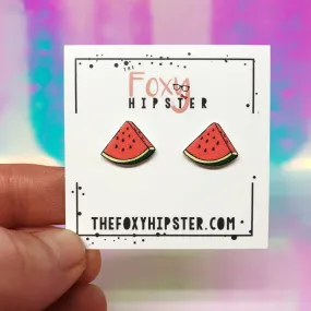 Watermelon Stud Earrings