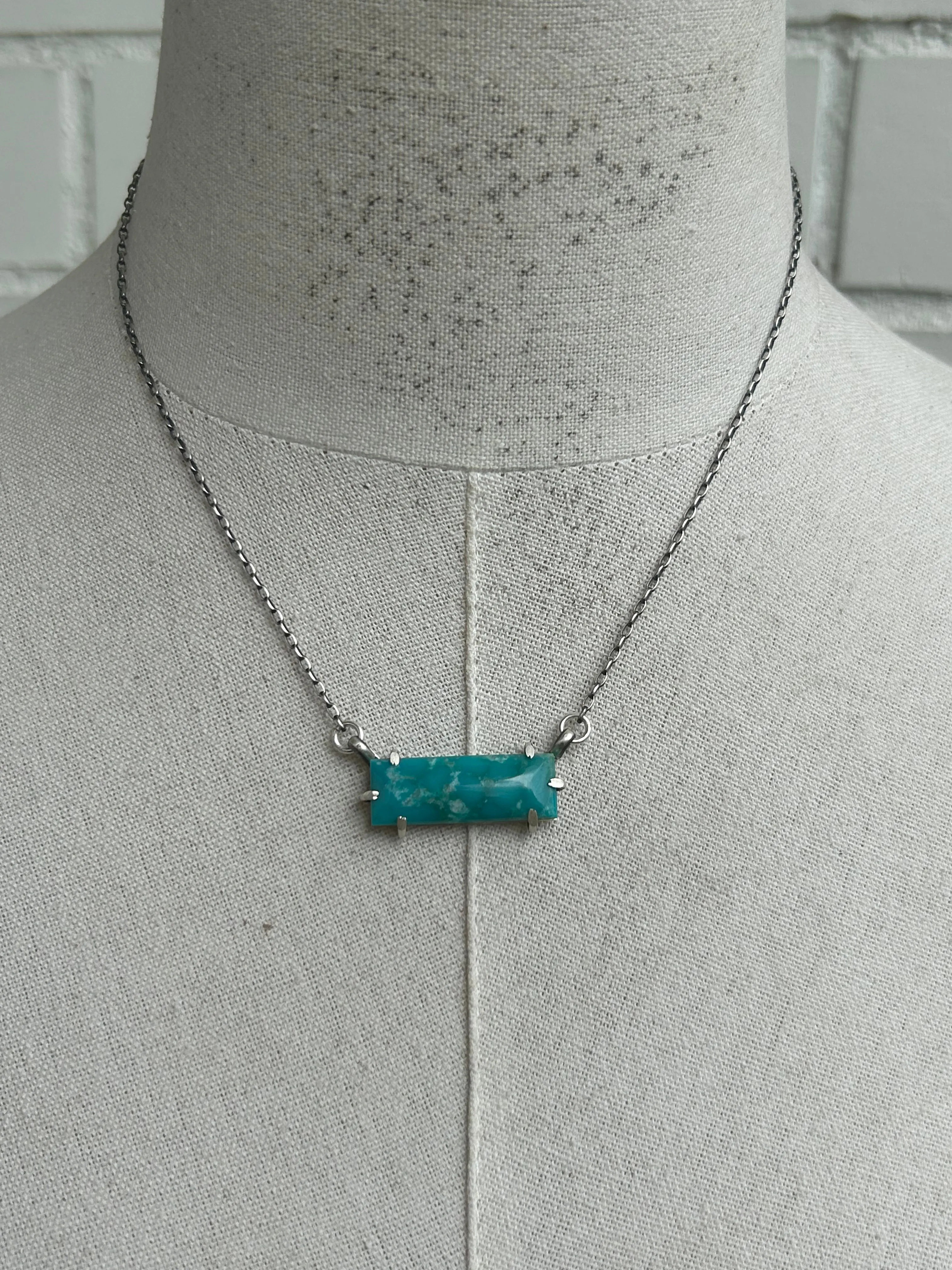 Waterproof Kingman Bar Necklace #18