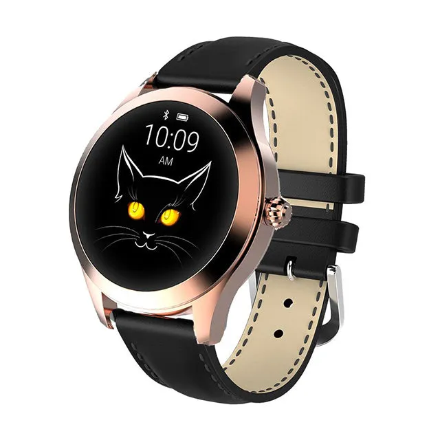 Waterproof Smart Watch Women Lovely Bracelet Heart Rate Monitor Sleep Monitoring Smartwatch Connect IOS Android