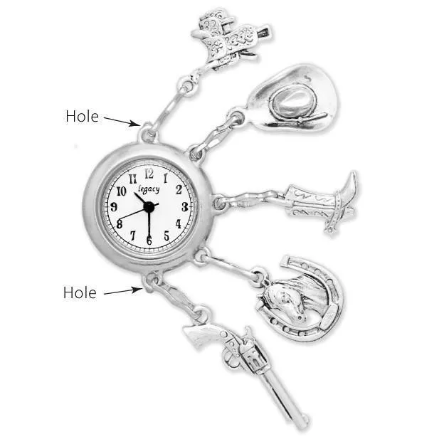 Western Bracelet Charm Watch Face