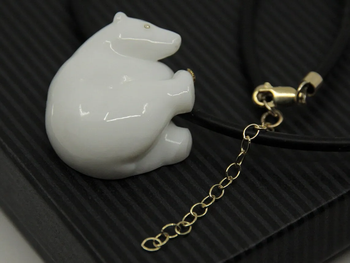 White Spirit Bear Pendant