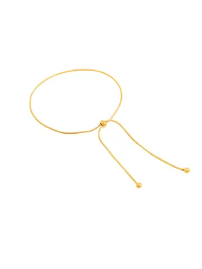 Yellow Chimes Anklet for Women | Fashion Gold Adjustable Anklets for Women | Simple Chain Anklet for Girls | Golden Leg Chain for Girls | Birthday Gift for Women Anniversary Gift for Wife