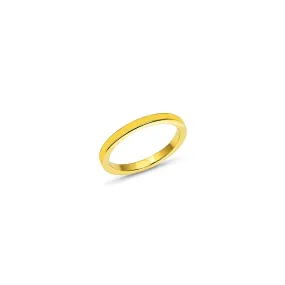 Yellow Enamel Ring Size 7